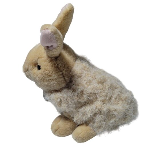 Miyoni by Aurora Rabbit 10 inch Plush Bunny Brown Realistic Stuffed Animal Toy - Picture 3 of 9